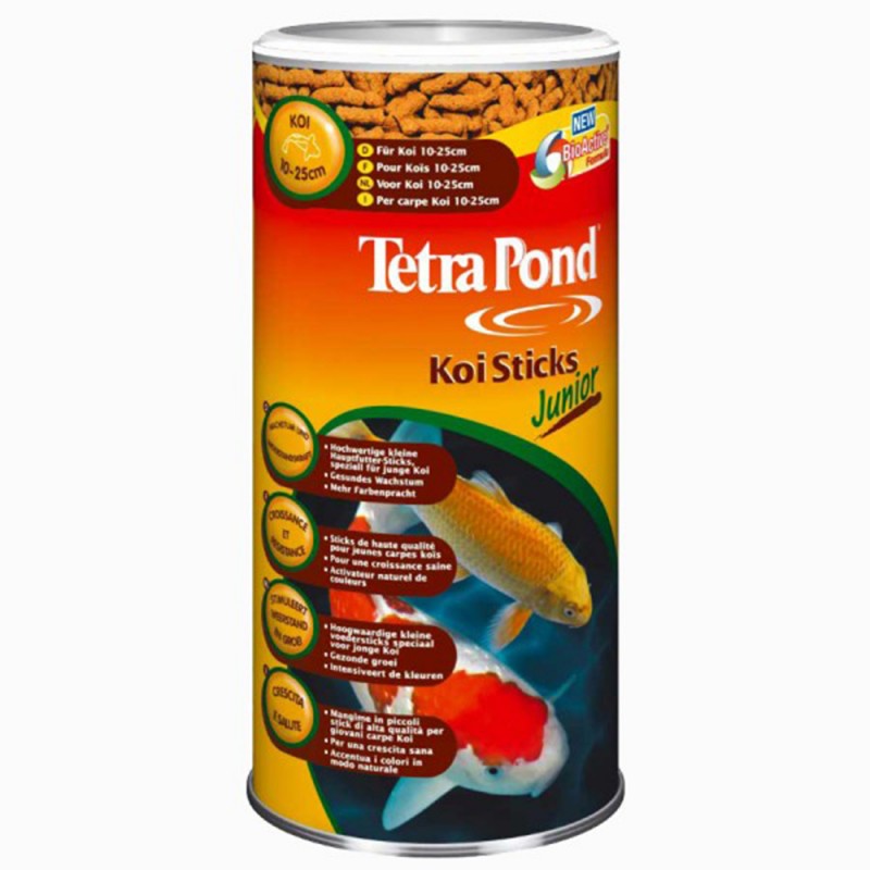 Корм для карпов Кои  Tetra Pond Koi Sticks Mini 1 л, минипалочки для мальков от 10 до 25 см