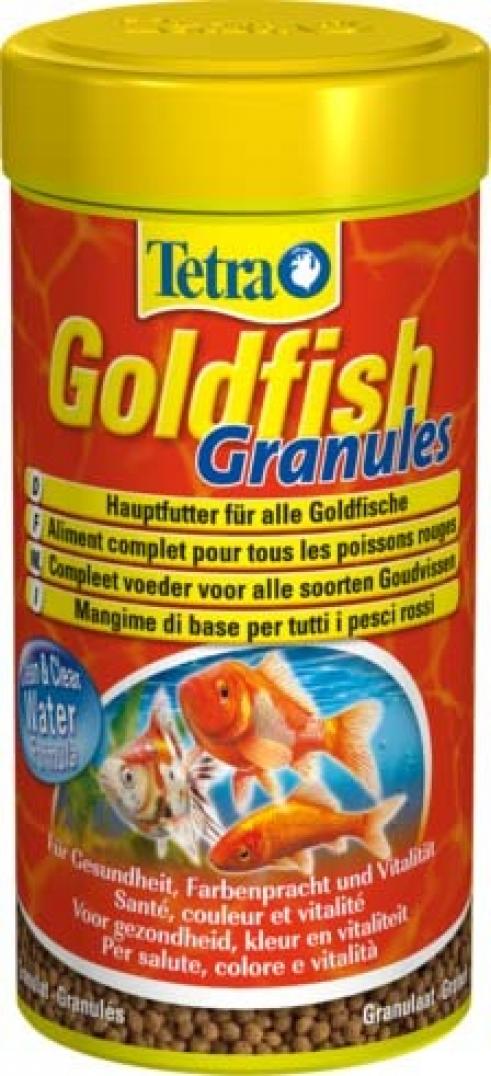 Корм для золотых рыбок Tetra Goldfish Granules 250 мл, гранулы, подходит для других видов холодноводных рыб 