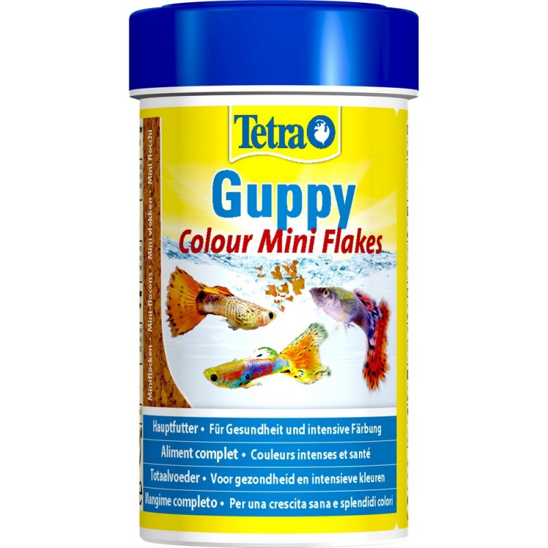 Tetra (корма) Корм для гуппи для усиления окраса мини-хлопья Tetra Guppy Colour Mini Flakes 197275 0,030 кг 44855