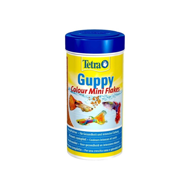 Tetra (корма) Корм для гуппи для усиления окраса  мини-хлопья Tetra Guppy Colour Mini Flakes 197190 0,075 кг 44853