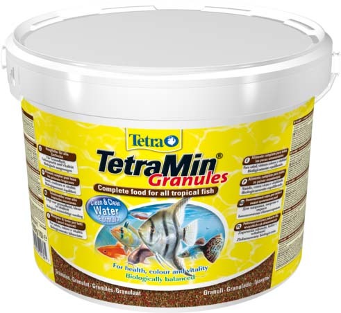 Корм для всех видов рыб Tetra TetraMin Granules 10 л, гранулы
