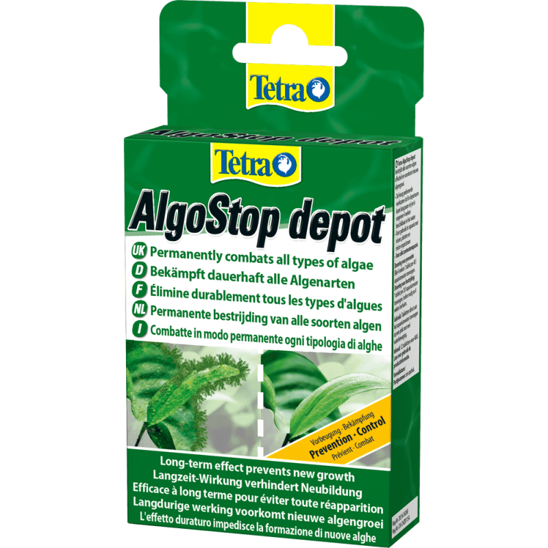 Tetra (оборудование) Препарат для долговременной борьбы с нитчатыми водорослями Algostop depot 157743 | AlgoStop depot, 0,015 кг, 44828