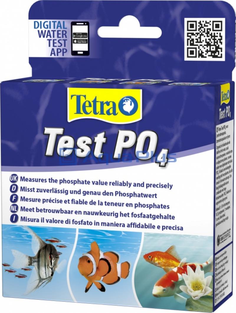 Тест Tetra Test PO4, для определения уровня фосфатов в пресноводных и морских аквариумах