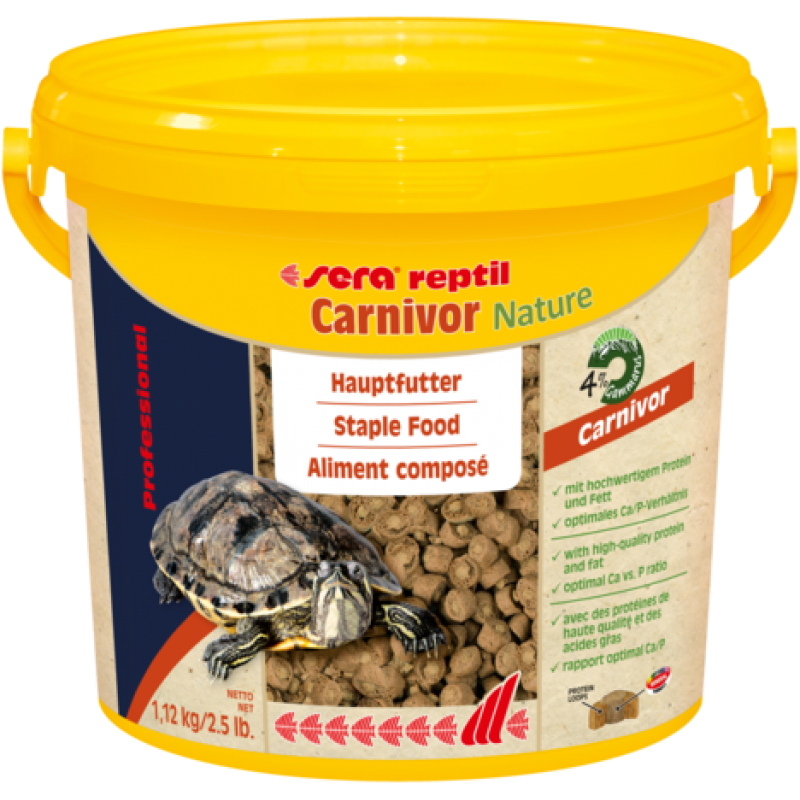 Сера Корм для рептилий Reptil Professional Carnivor 3,8 л 1 кг (ведро) (S1823), 13000100959