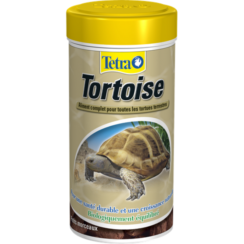 Корм для сухопутных черепах Tetra Tortoise 250 мл, подходит для игуан и других травоядных рептилий любого возраста, 2700100959
