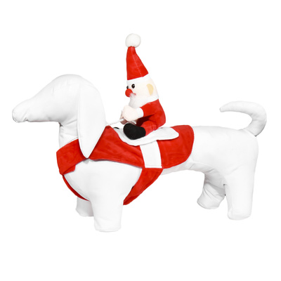 Yami-Yami одежда Рождественский костюм для собак Помощник Санты М (спинка 32 см) 09ал21 0,27 кг 55003