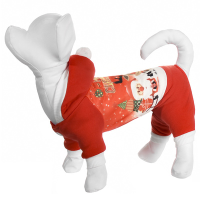 Yami-Yami одежда Костюм для собак Merry christmas, S (спинка 25 см) 09ал21, 0,3 кг 