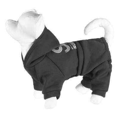 Yami-Yami одежда ВИА Костюм для собаки с капюшоном серый S (спинка 23 см) лн26ос 0,100 кг 52930