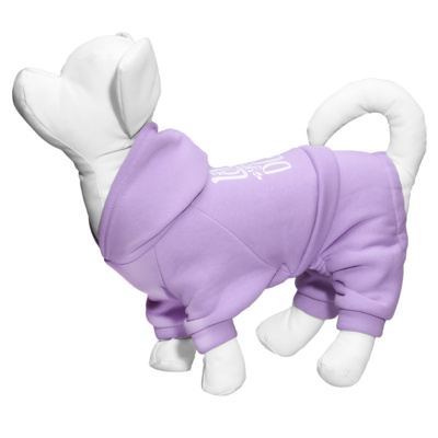 Yami-Yami одежда Костюм для собаки с капюшоном сиреневый L (спинка 29 см) лн26ос 0,100 кг 52940