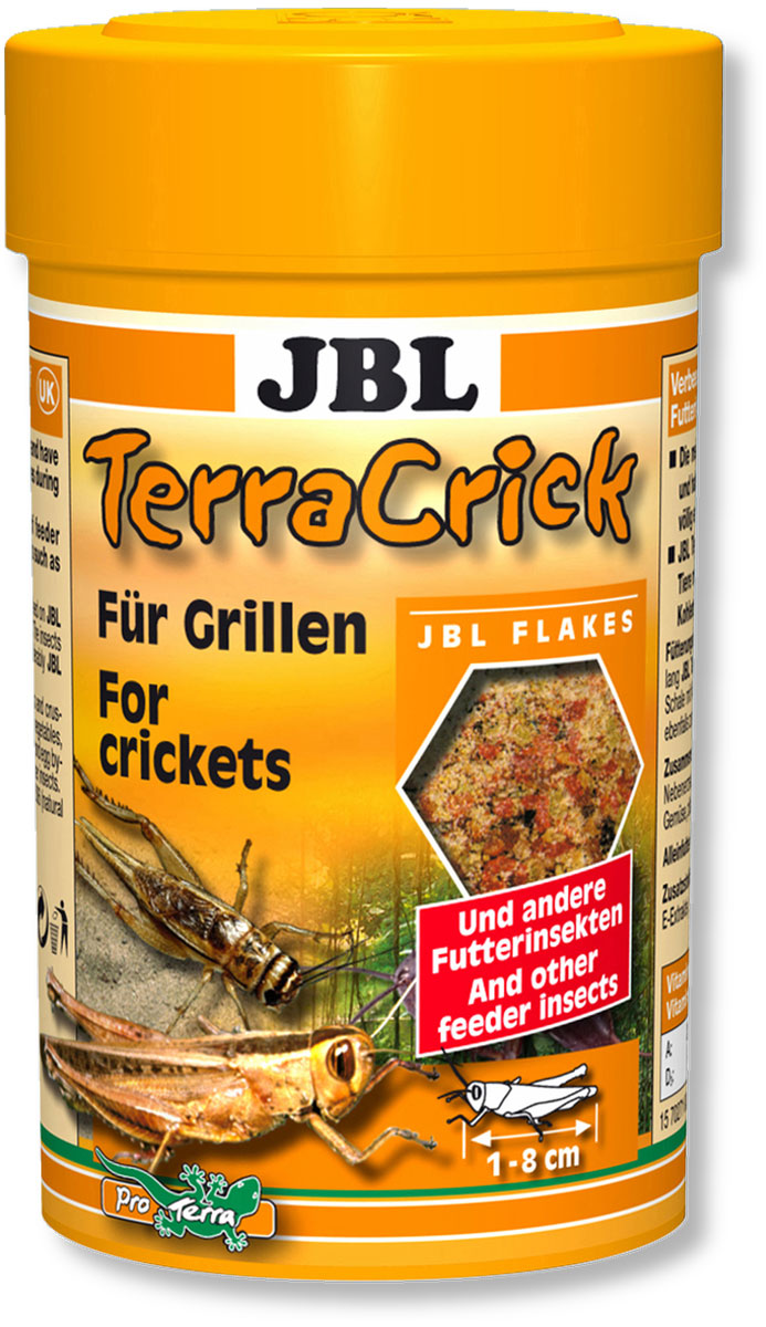    JBL TerraCrick - Корм для сверчков и других кормовых насекомых, 100 мл (60 г), 200100963