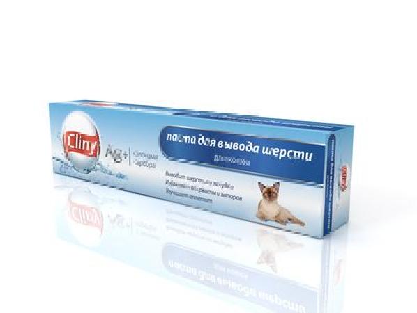 Cliny Паста лечебная для вывода шерсти для кошек, 75 мл K108, 0,075 кг, 55989