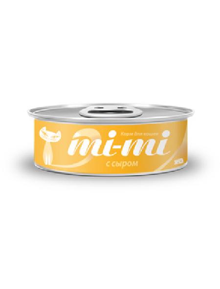 mi-mi Консервы для кошек и котят с кусочками тунца с сыром в желе 4607166420275 0,08 кг 53322