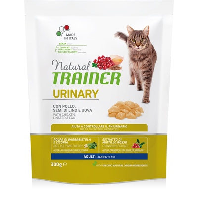 Trainer Сухой корм с курицей для поддежки здоровья мочеполовой системы взрослых кошек (CAT URINARY ADULT WITH CHICKEN) | CAT URINARY ADULT WITH CHICKEN, 0,3 кг , 3800100989