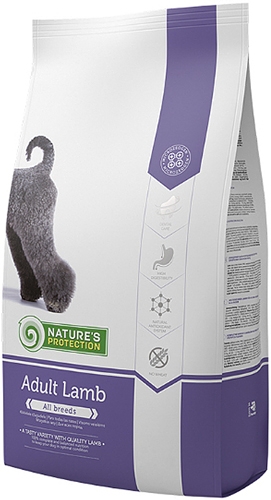 Nature’s Protection корм для взрослых собак всех пород, ягненок 4 кг, 4200100991