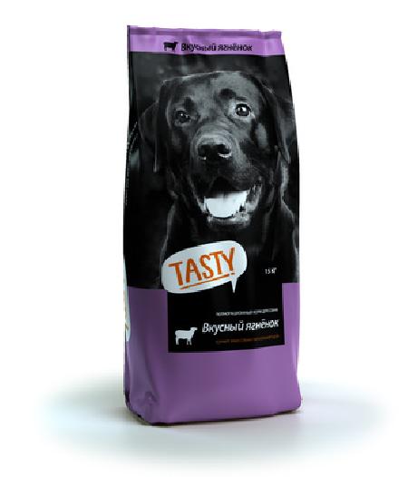 Tasty ВВА Корм сухой для взрослых собак с ягненком ( 52 TS 850) 15 кг 49819, 400100995