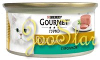 Gourmet ВВА Консервы Паштет Gourmet Gold с кроликом для кошек - 121825481231813212439966 0,085 кг 22952