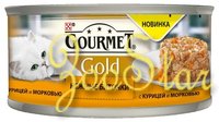 Gourmet ВВА Консервы паштет для кошек Gourmet Gold нежные биточки с курицей и морковью 122964051231813912439952 0,085 кг 24965