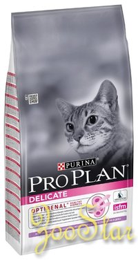 Purina Pro Plan Сухой корм для Взрослых кошек с индейкой и рисом чувствительное пищ-ние (Adult Delicate) - 123698491239101912552651 10.000 кг 22707
