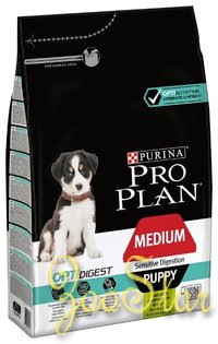 Purina Pro Plan Сухой корм для щенков с чувствительным пищеварением с ягненком (Puppy Sensitive Digestion Lamb & Rice) 1227809912450114 3.000 кг 19497