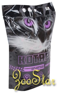 **Котяра 00625 Наполнитель силикагелевый 5л*2,15кг (пэт пакет)