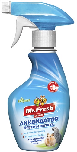 Mr.Fresh Ликвидатор запахов 2в1 для птиц и грызунов спрей 200 мл F402 0,200 кг 55870, 55870