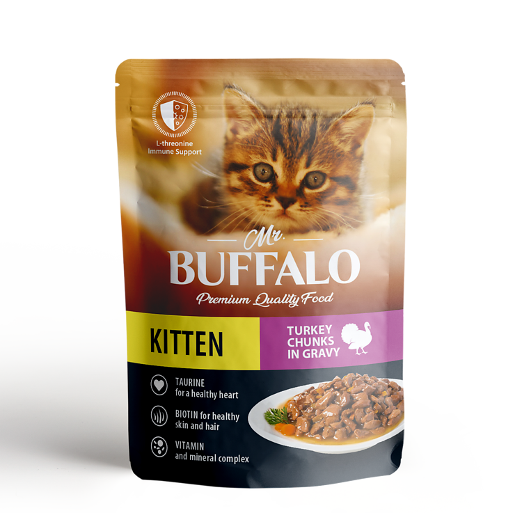 Mr.Buffalo Паучи Индейка на пару в соусе 85г В310 0.085 кг 61515