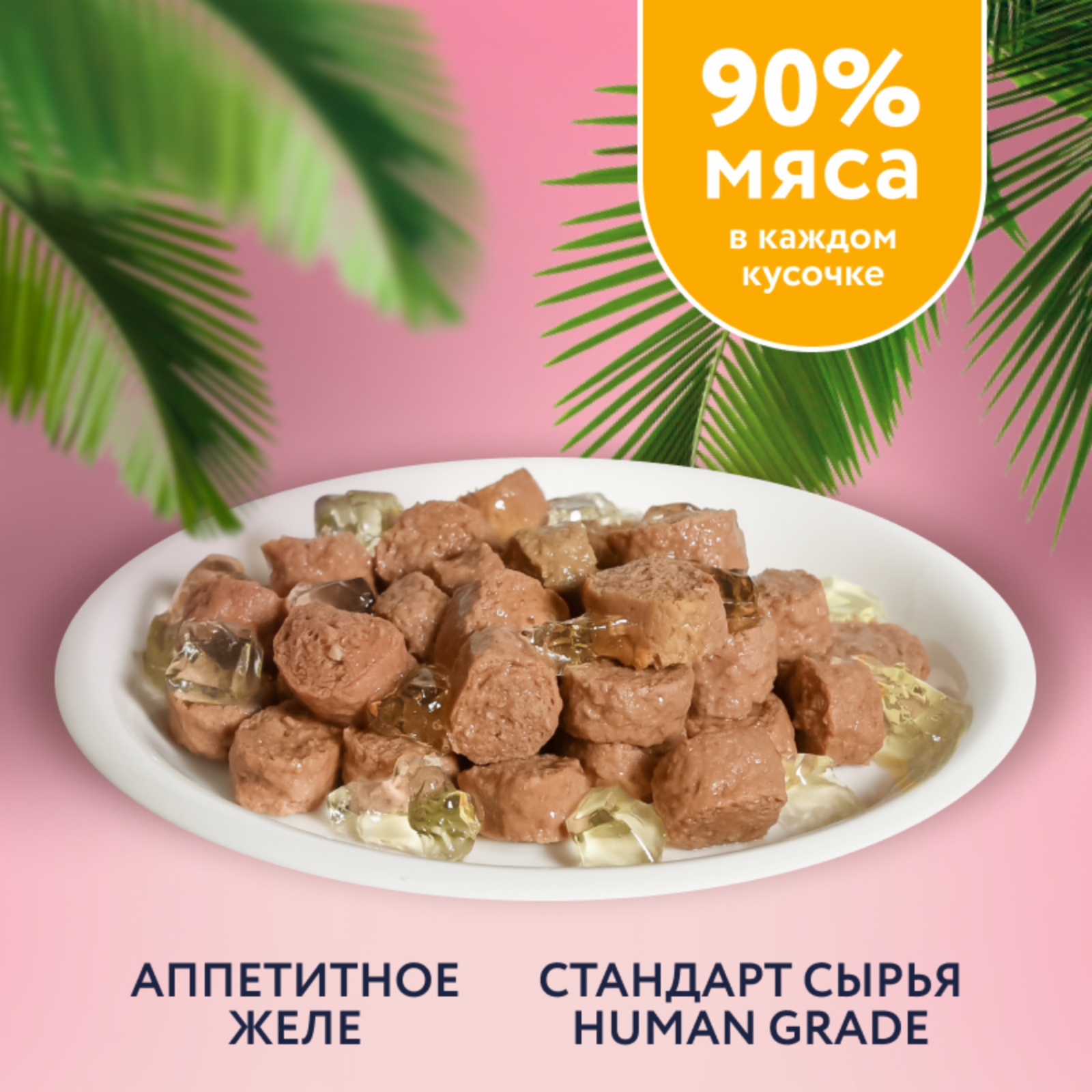 FLORIDA паучи Упаковка 12 шт Паучи для взрослых кошек: кусочки с курицей и клюквой в желе 1.020 кг 59976, 69001001431