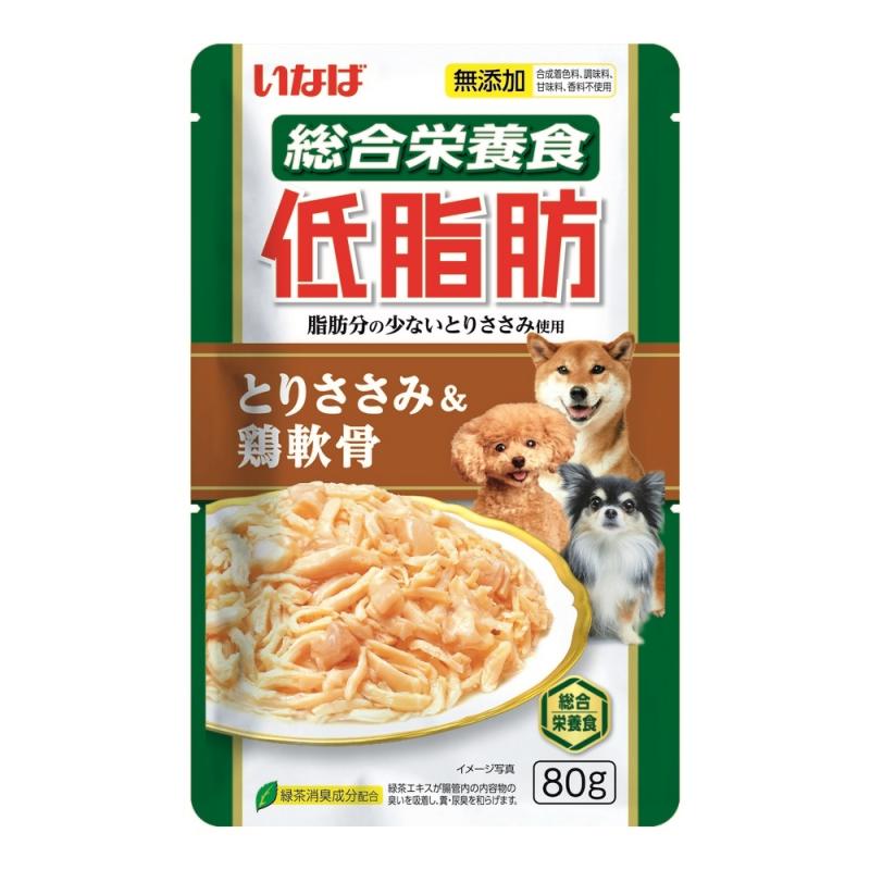 Inaba Teishibo влажный корм для собак куриное филе с куриными хрящами в желе 139.1195 0,080 кг 63112