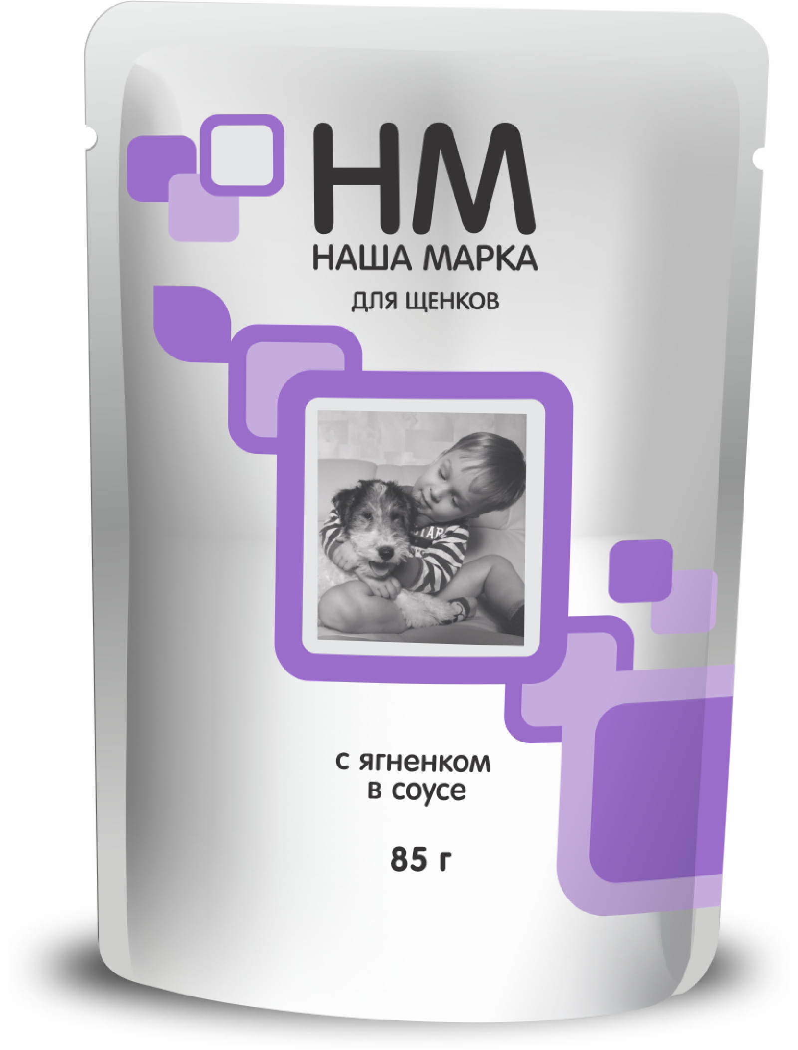 Наша Марка Паучи для щенков с ягненком в соусе 0.085 кг 61265