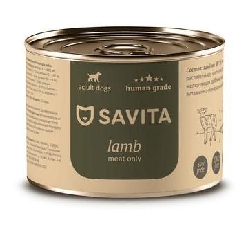 SAVITA консервы Консервы для собак «Ягненок» 11вн42 0,240 кг 59780, 14001001496