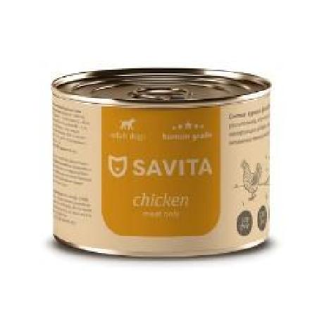 SAVITA консервы Консервы для собак «Курица» 11вн42 0,24 кг 59782