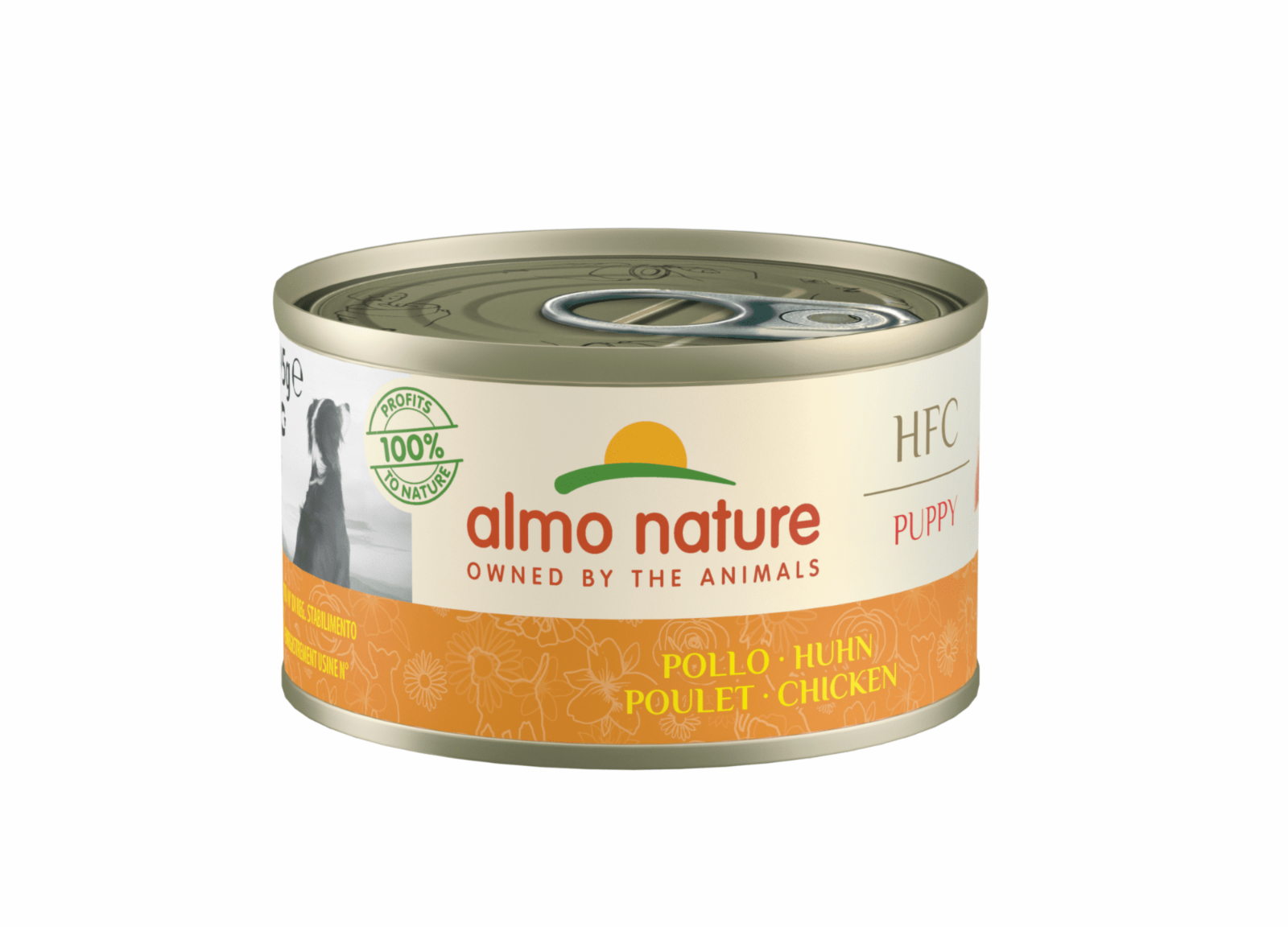 Almo Nature консервы Консервы для Щенков с Курицей (HFC - Puppy Chicken ) 5550 0.095 кг 10177