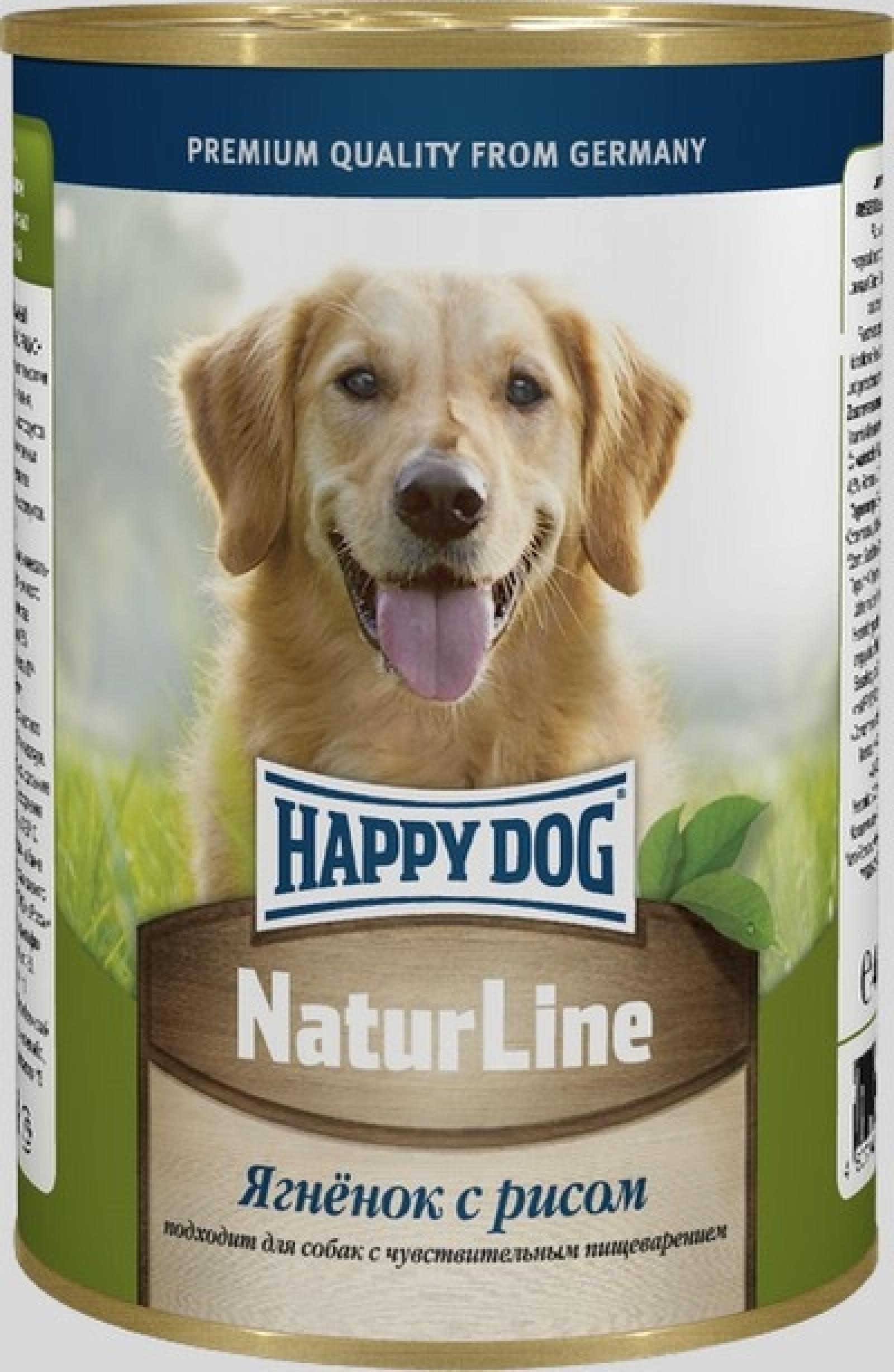 Happy dog Консервы для собак Ягненок с рисом 0.970 кг 52440
