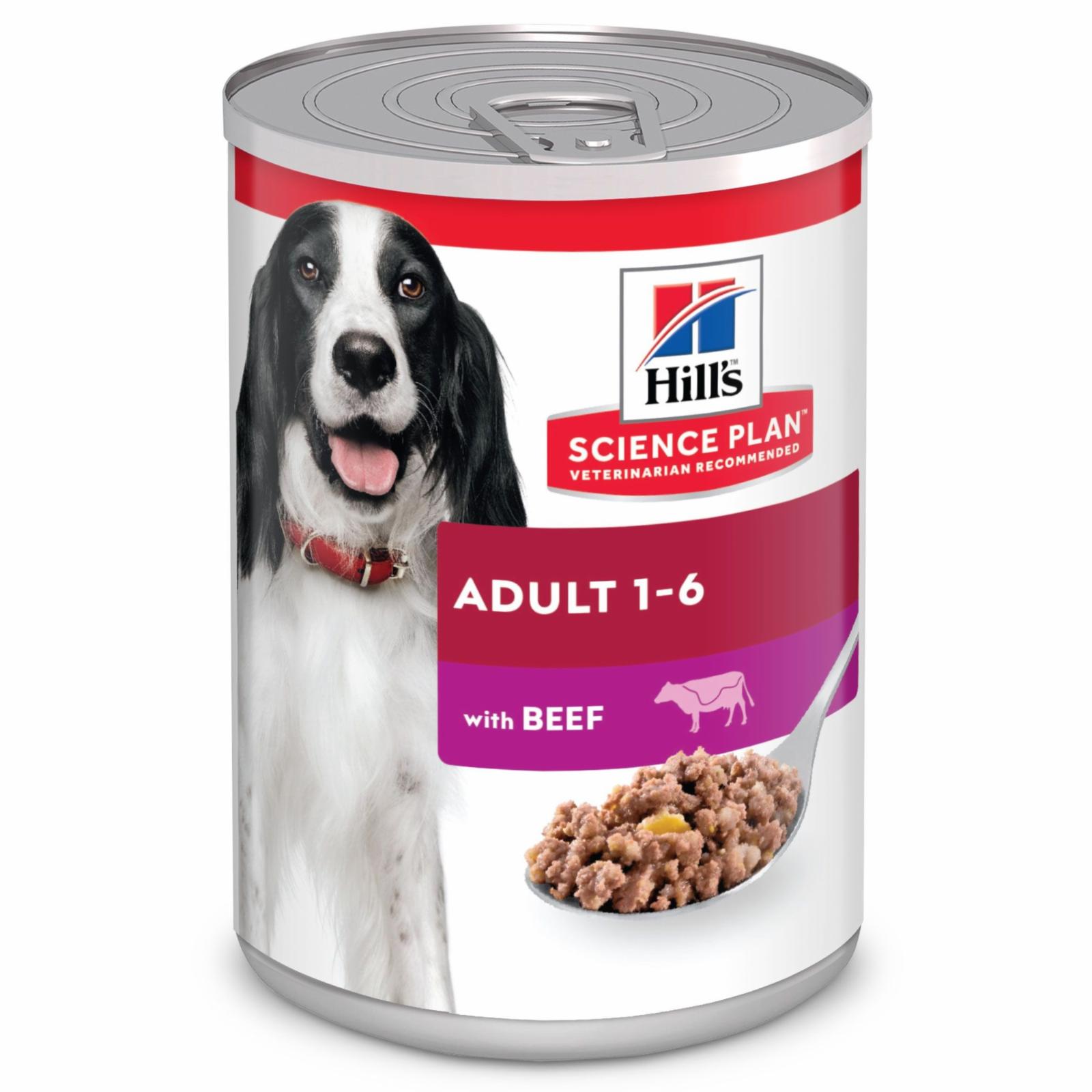Hills консервы Консервы для взрослых собак с говядиной (Adult  Beef) 607096 0.370 кг 56677