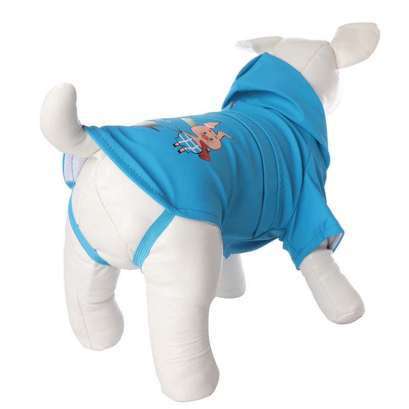 Triol СМФ ВИННИ-ПУХ Попона-дождевик водостойкий Дождь начинается S голубой дл.изделия по спине 2, 12261415