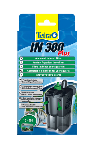 Tetra (оборудование)  Внутренний фильтр Tetratec  IN 300 plus для аквариумов 10-40 л 174870 0,230 кг 36353