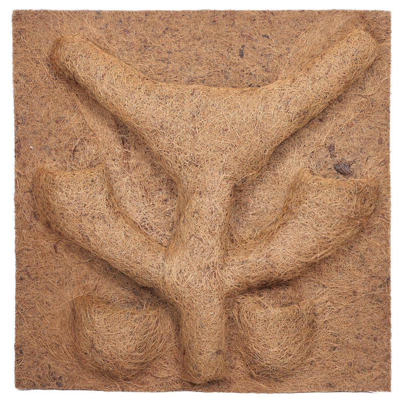 Фон кокосовый с 5 кашпо, 600*600мм, 84064005