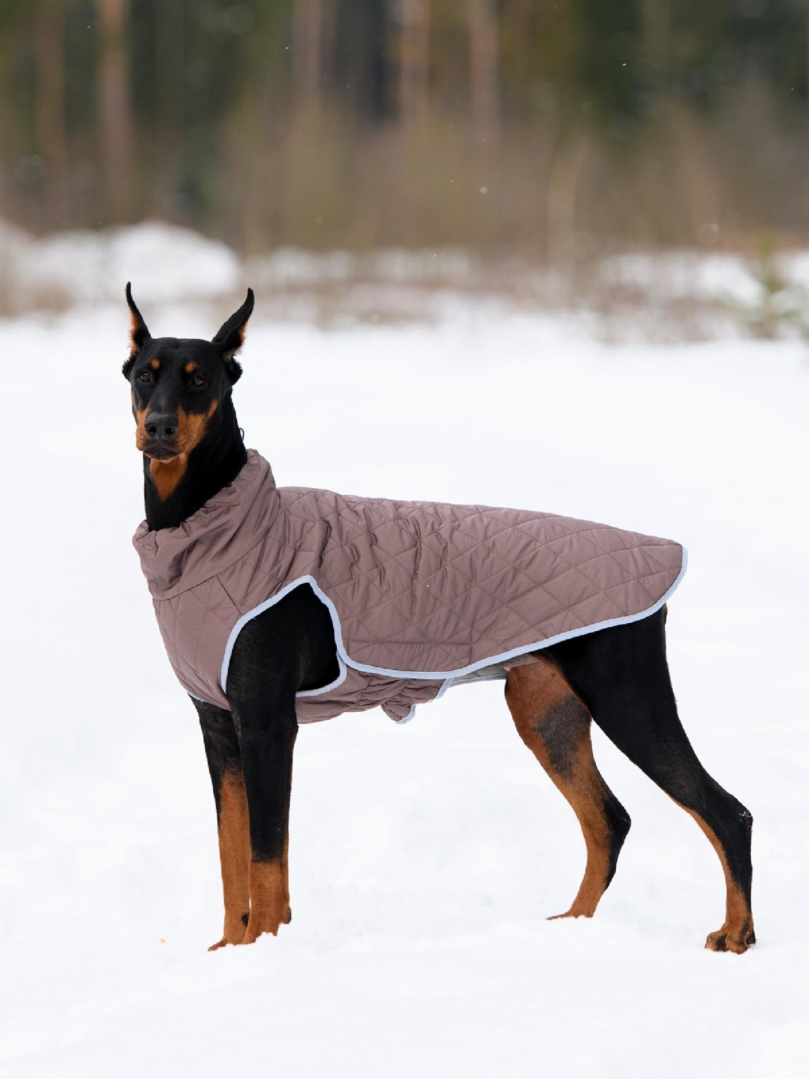 OSSO Жилет теплый для собак Стежка р.50 коричневый Жт-1016 (зима) Жт-1016 0,142 кг 57501