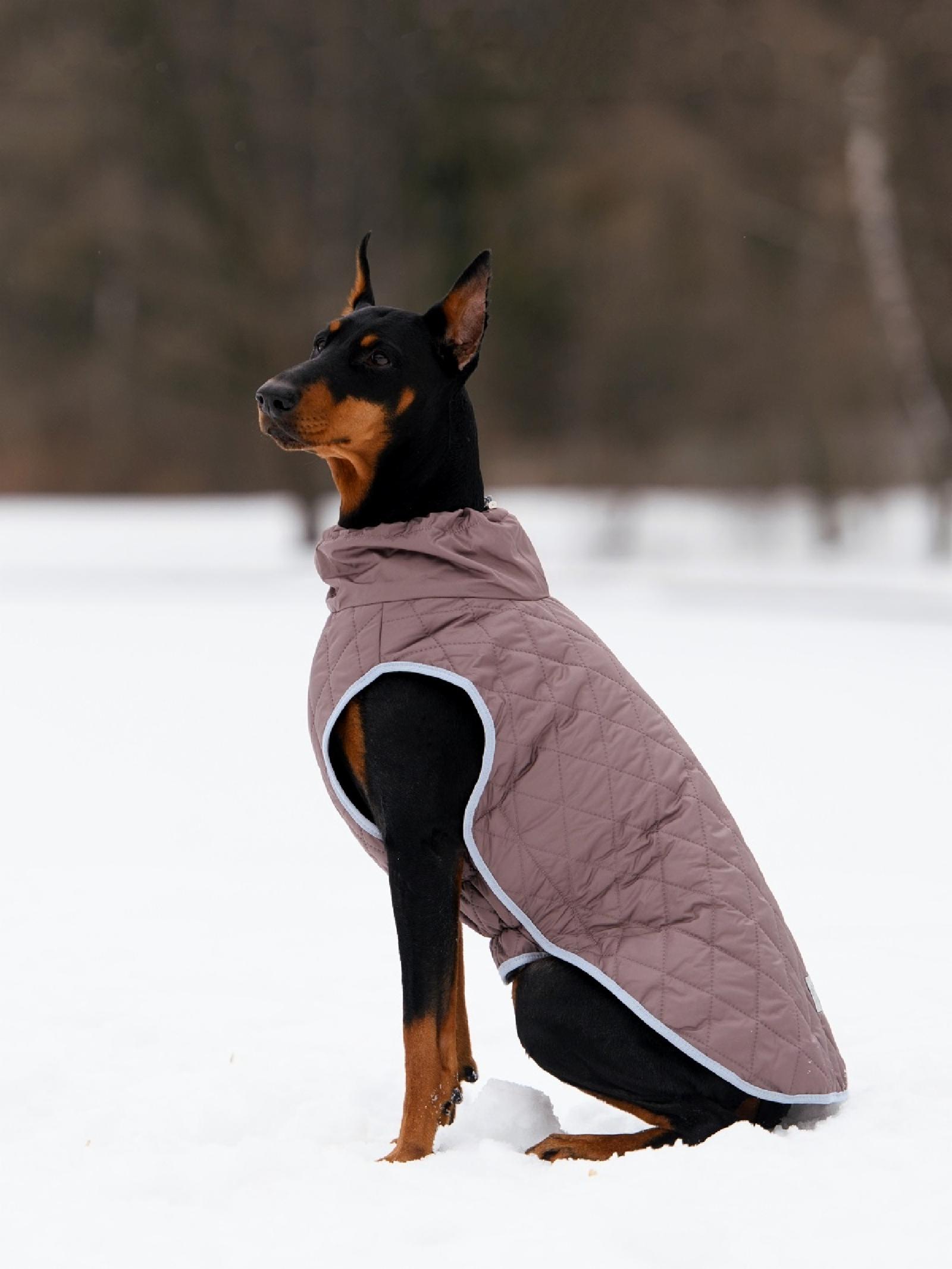 OSSO Жилет теплый для собак Стежка р.50 коричневый Жт-1016 (зима) Жт-1016 0,142 кг 57501