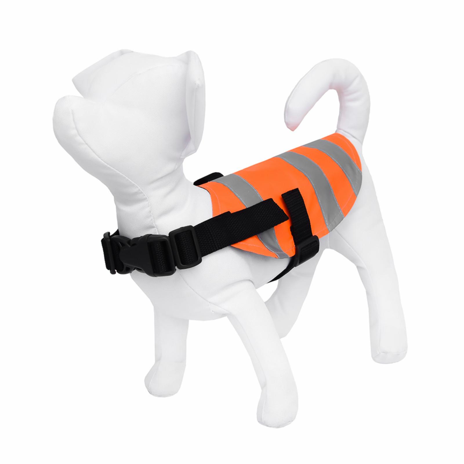 Yami-Yami одежда Сигнальный жилет светоотражающий для животных оранжевый размер XL (Дс 47см Ог 80-110см Ош 68-100см) 28то22 1.104 кг 63255