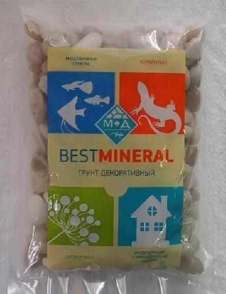 Best Mineral Галька  белая 30-50 мм, 5 кг 