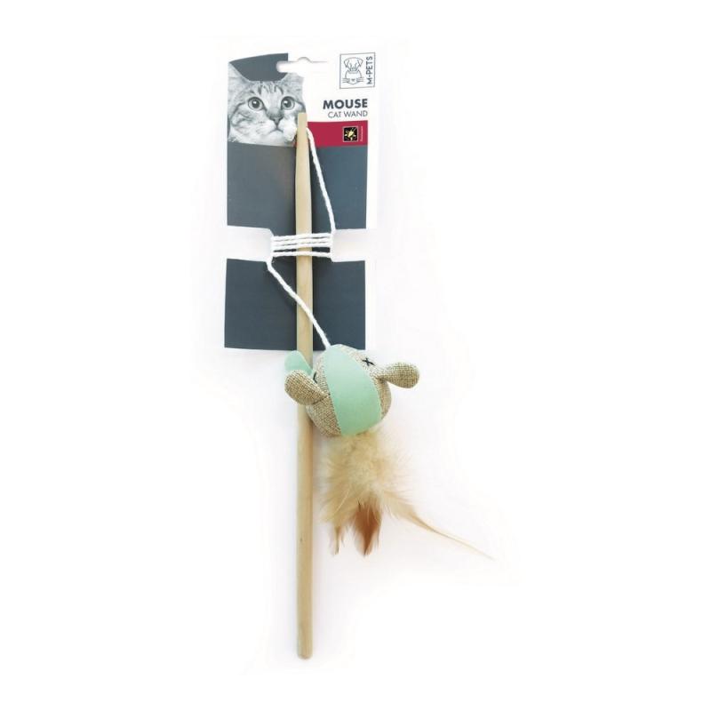 M-Pets удочка-дразнилка для кошек MOUSE 35 см , 59700100858