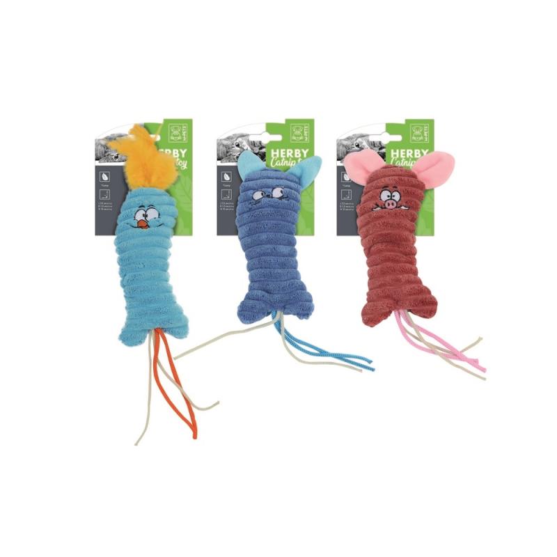 M-Pets плюшевая игрушка для кошек с кошачьей мятой 15x7.5x1.5 см , 59800100858