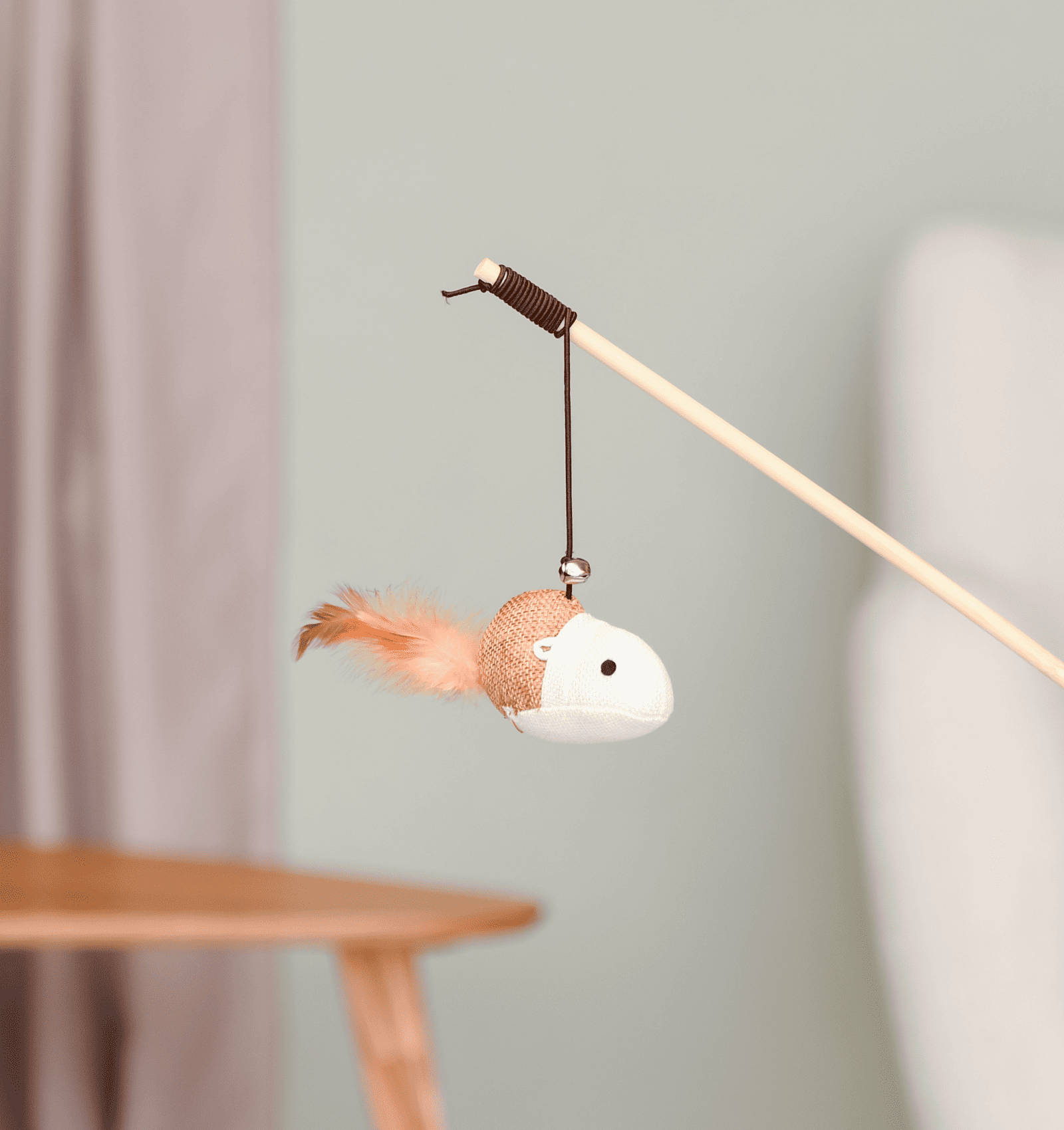 Green Petcare Игрушка дразнилка для кошек с мячиками и перьями WPS112 0,024 кг 65788, 65788