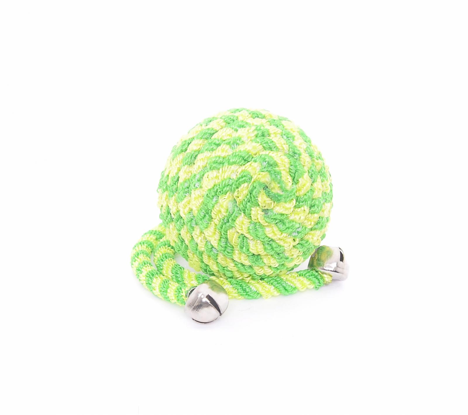 Papillon Игрушка для кошек Мячик с бубенчиком зеленый нейлон 5см (Ball with bells green) 240043 240043 0.020 кг 23373