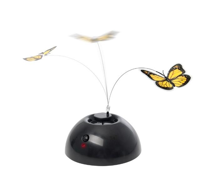 M-Pets интерактивная игрушка для кошек DANCING Butterfly черная 