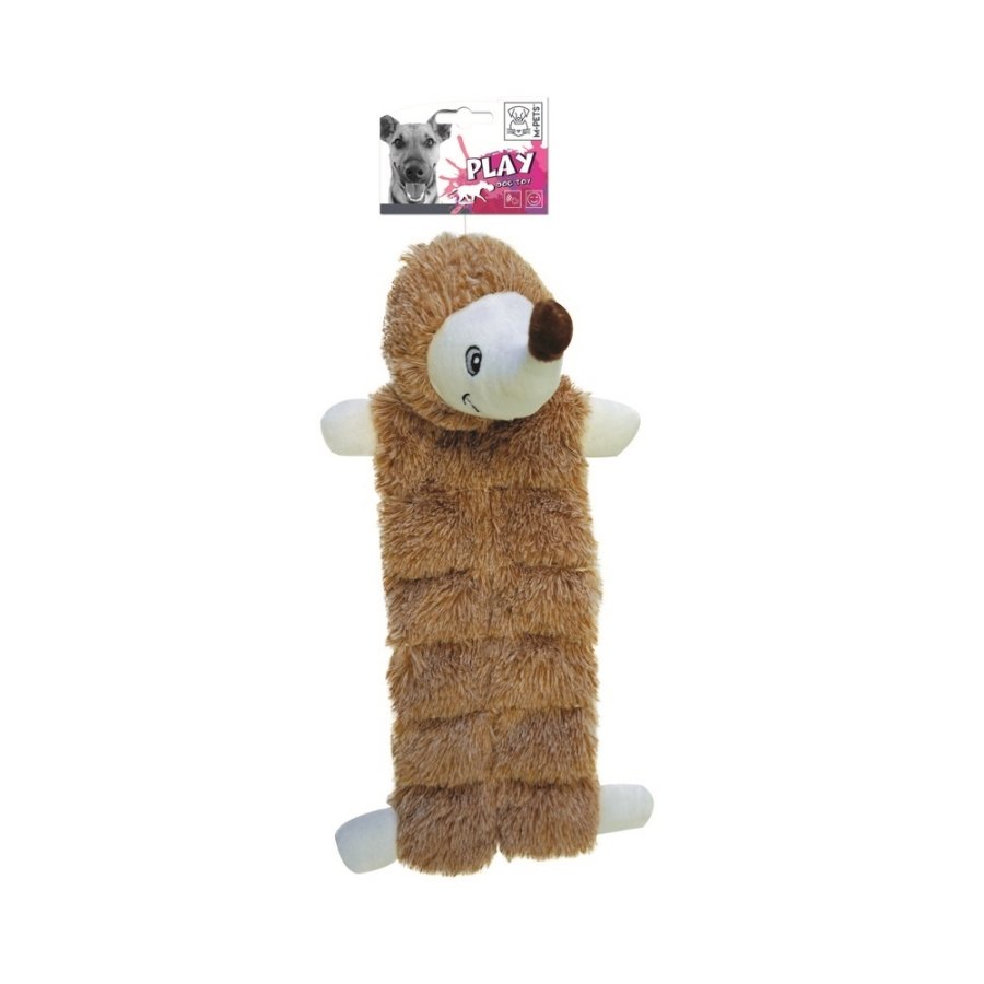 Игрушка мягкая для собак MPets Ежик длинный цвет рыжий 43 см MPets 10600099, УТ-052941