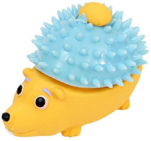 игрушка ZooOne длЯ собак латекс L-424 Ёжик в шапке 10 см, 45299
