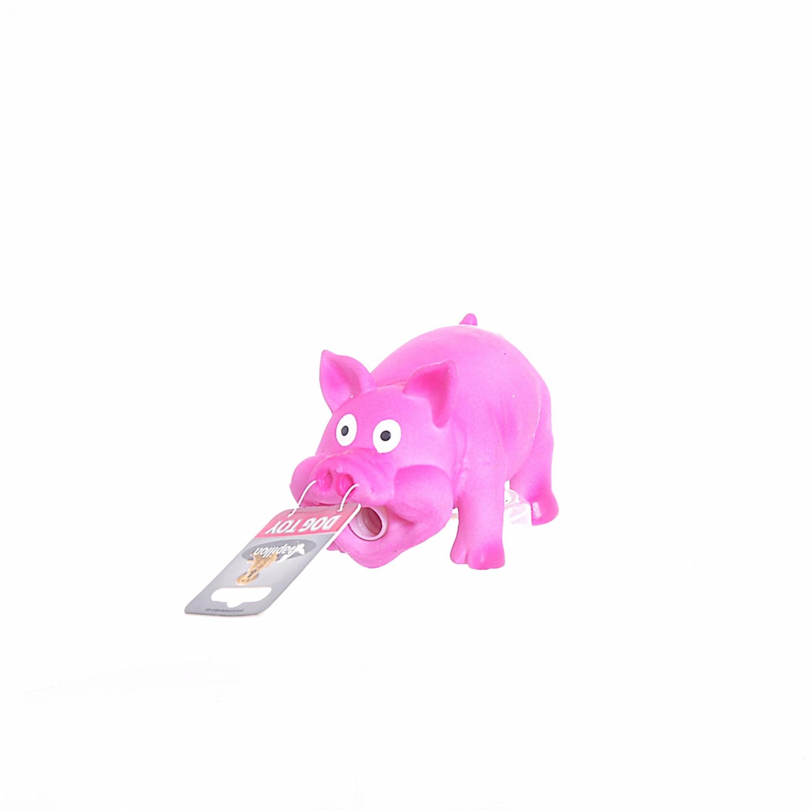 Papillon Игрушка для собак Пищащий поросенок латекс 16см (Grunting smiling pig) 140011 140011 0.129 кг 15155