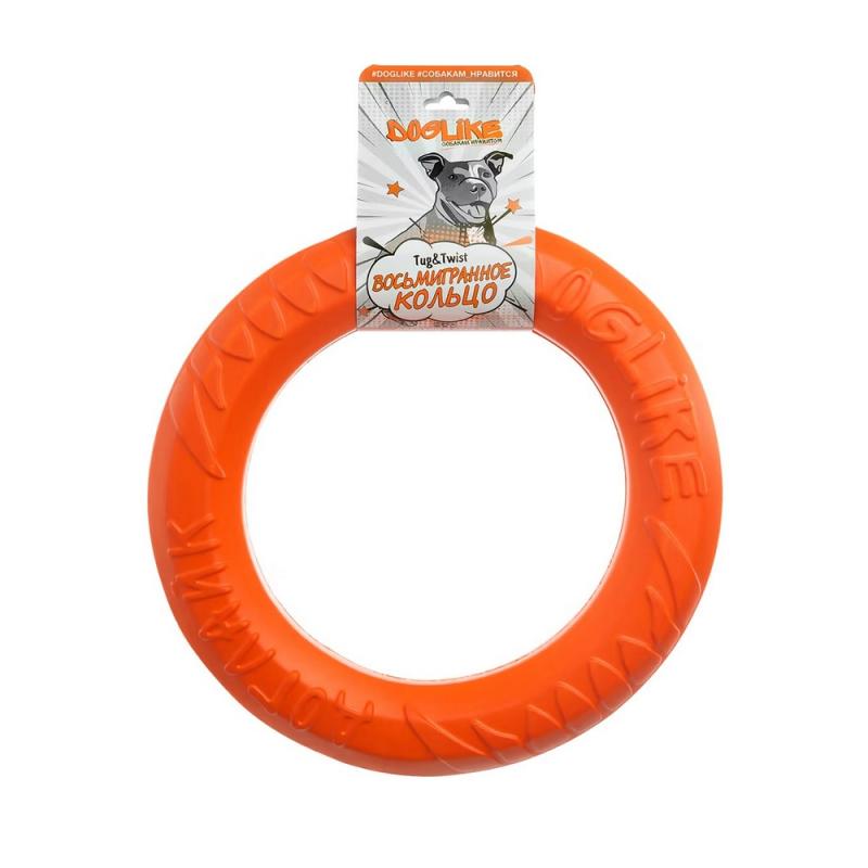 Doglike Снаряд Tug&Twist Кольцо 8-мигранное большое (оранжевый) D-2611 0.350 кг 36710